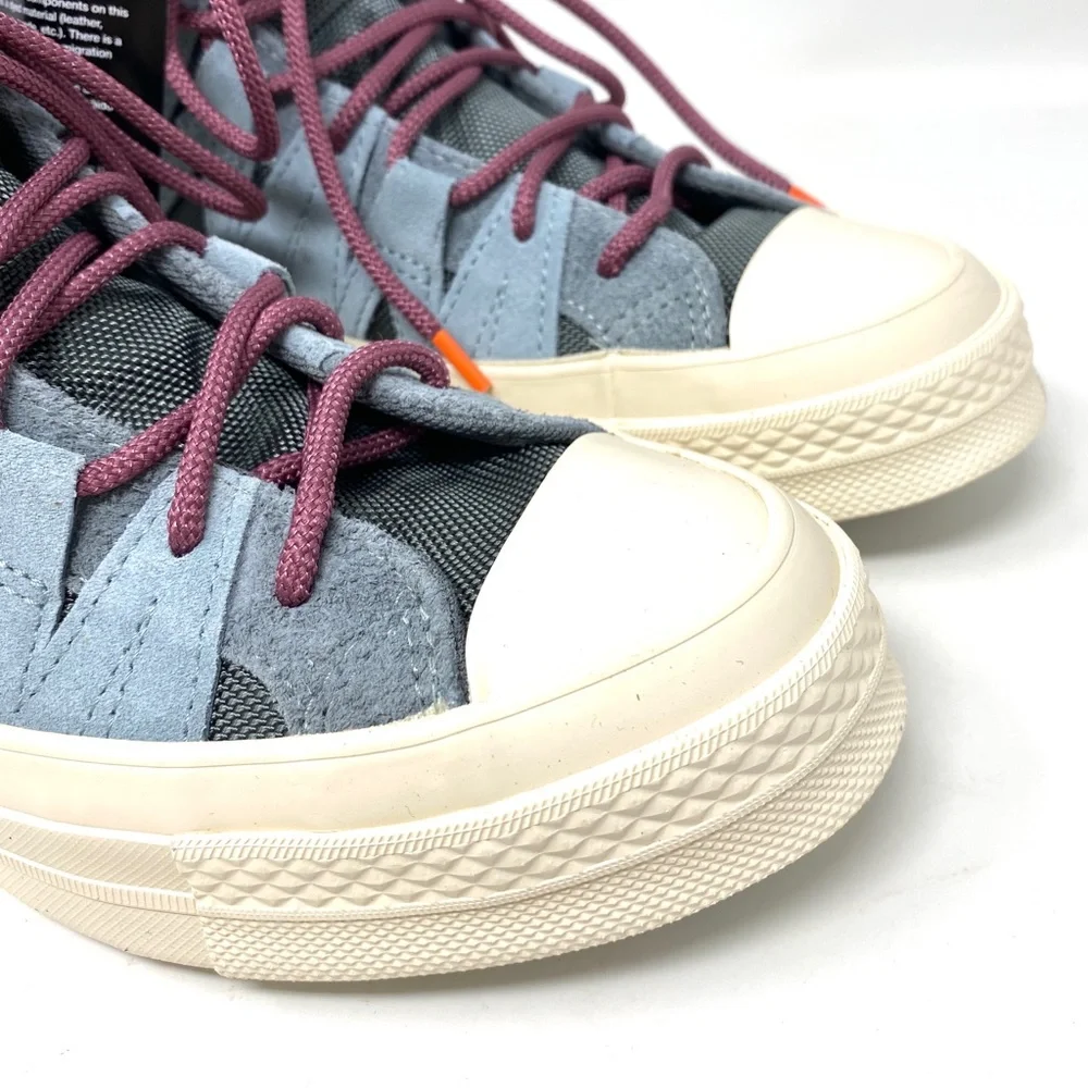Converse Chuck 70 High Top Suede Sedona Grey Women’s Suede Sneakers 172351C - Picture 3 of 10